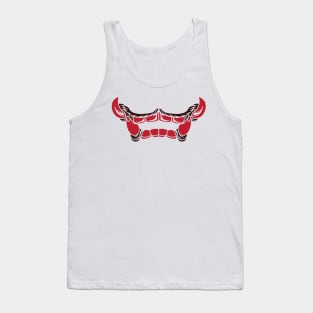 scary teeth face mask Tank Top